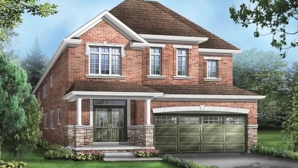The Seville 1 Elev. 1 new home model plan at the Bayview Trail by Starlane Home Corporation in Aurora