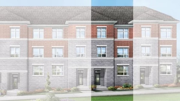 The Coral 2 Elev. 1 new home model plan at the Camden Crossing by Starlane Home Corporation in Richmond Hill