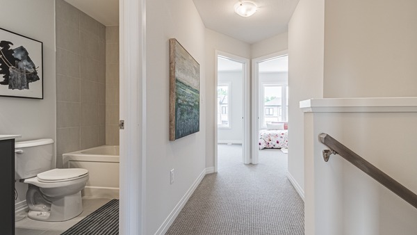 The Keystone new home model plan at the The Ridge at River Mill by Starward Homes in Cambridge