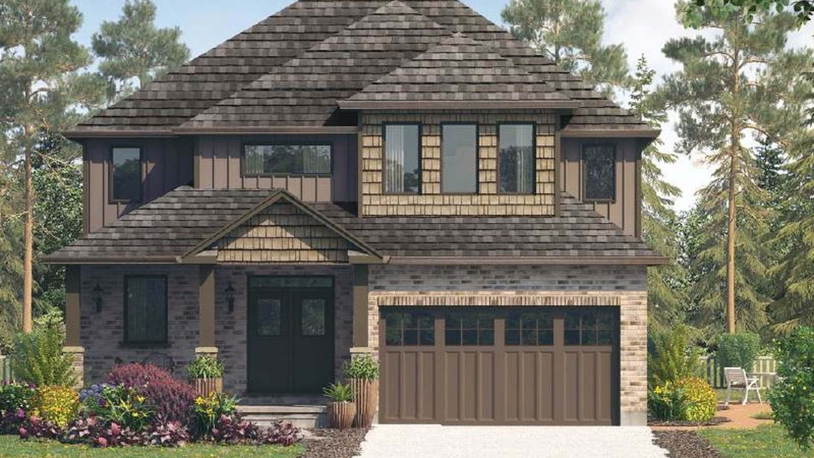 Brentwood 3 floor plan at Hopewell Crossing by Thomasfield Homes Limited in Breslau, Ontario