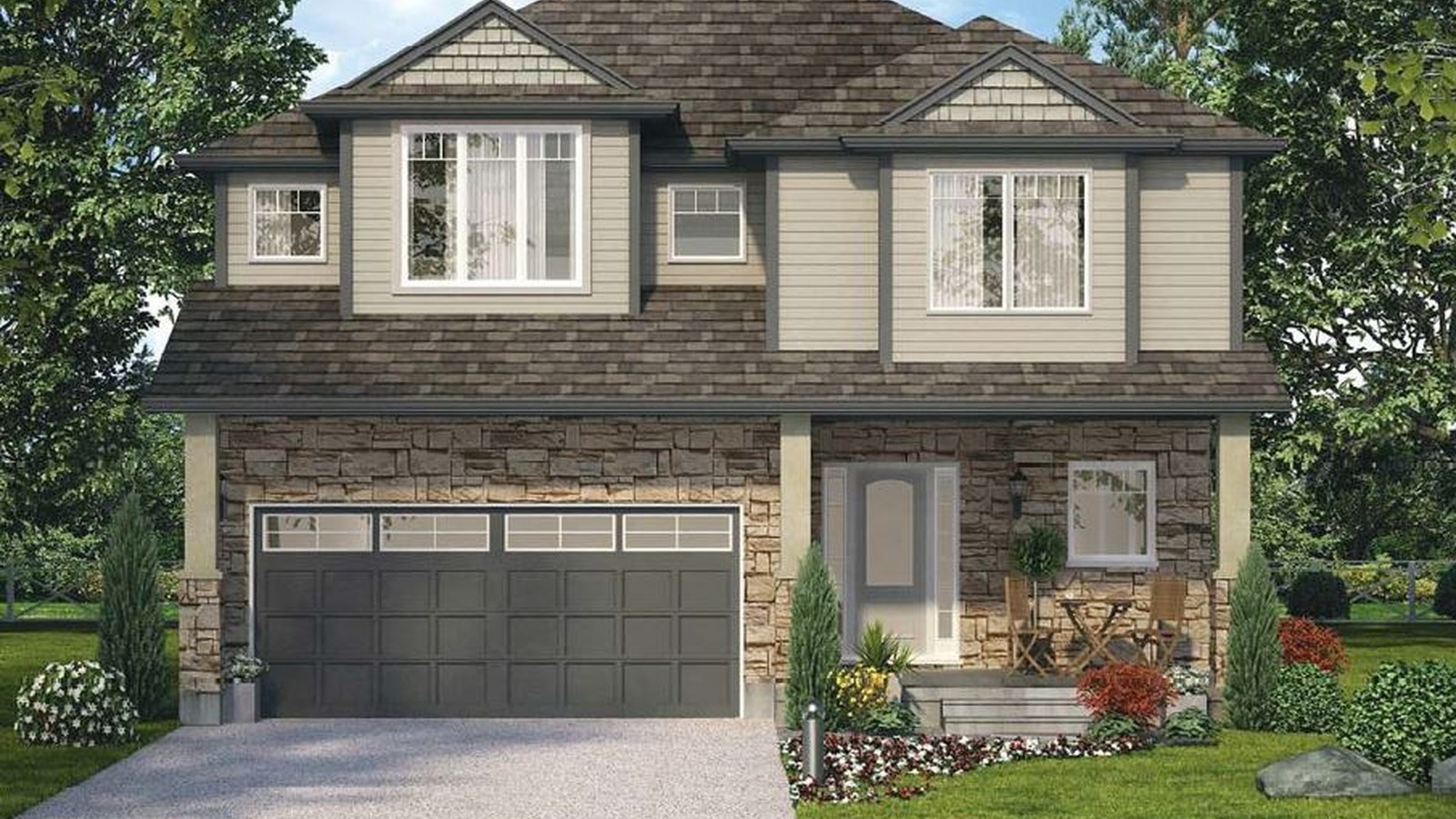 Carmichael 3C floor plan at Hopewell Crossing by Thomasfield Homes Limited in Breslau, Ontario