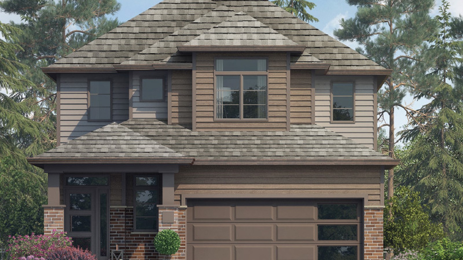 Hampton floor plan at Hopewell Crossing by Thomasfield Homes Limited in Breslau, Ontario
