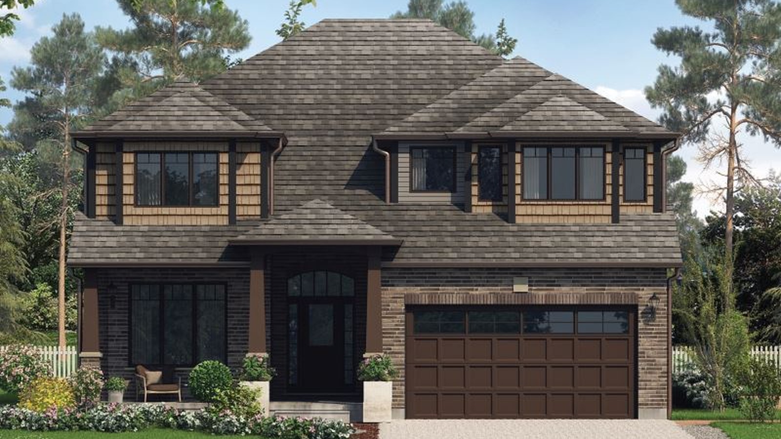 Norfolk 4 floor plan at Hopewell Crossing by Thomasfield Homes Limited in Breslau, Ontario
