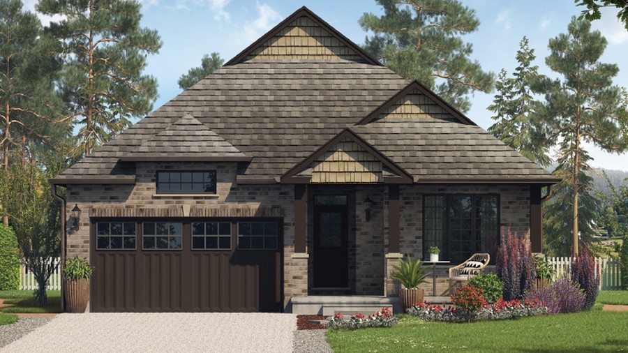 The Severn new home model plan at the Hopewell Crossing by Thomasfield Homes Limited in Breslau