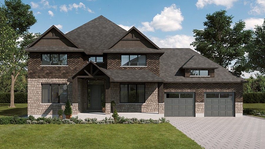 The Cheltonham new home model plan at the Ospringe Highlands by Thomasfield Homes Limited in Ospringe