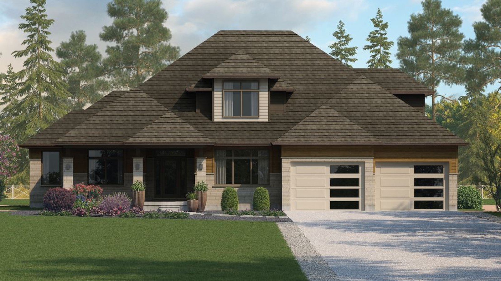 Glenwood floor plan at Ospringe Highlands by Thomasfield Homes Limited in Ospringe, Ontario
