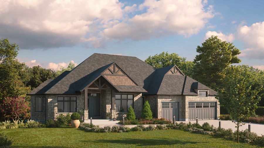 The Kingsbridge new home model plan at the Ospringe Highlands by Thomasfield Homes Limited in Ospringe