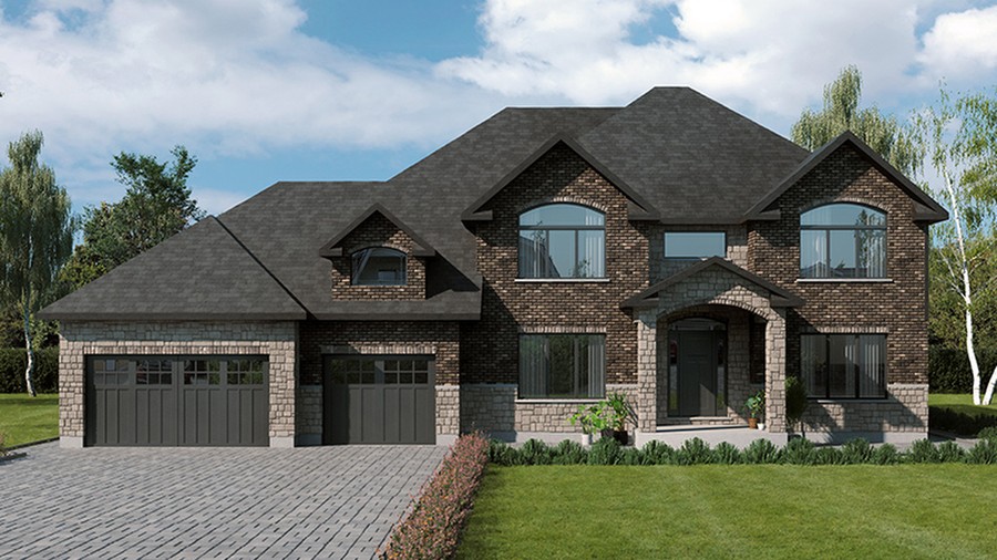The Waverley new home model plan at the Ospringe Highlands by Thomasfield Homes Limited in Ospringe