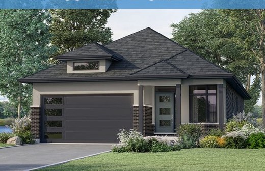 The Algoma II new home model plan at the WaterCrest at Hunters Pointe by Lucchetta Homes in Welland