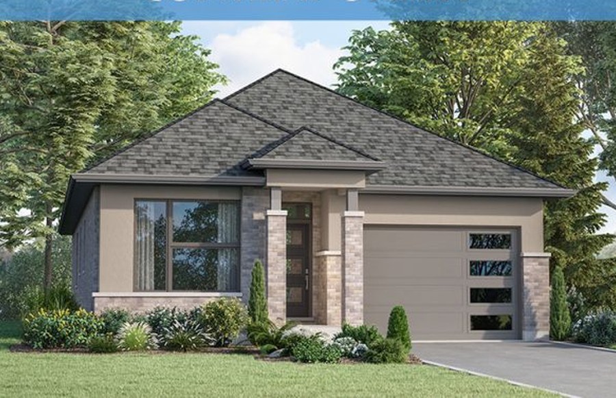 Fitzgerald floor plan at WaterCrest at Hunters Pointe by Lucchetta Homes in Welland, ON