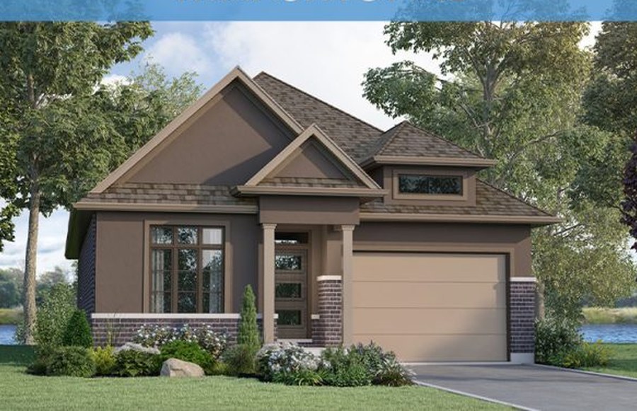 Alpena II floor plan at WaterCrest at Hunters Pointe by Lucchetta Homes in Welland, ON