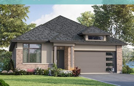 The Superior new home model plan at the WaterCrest at Hunters Pointe by Lucchetta Homes in Welland