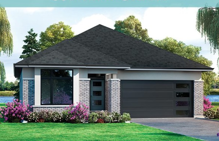Michigan floor plan at WaterCrest at Hunters Pointe by Lucchetta Homes in Welland, ON
