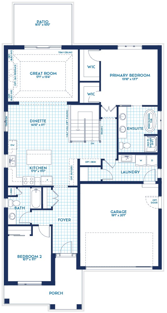Erie by Lucchetta Homes floor plan