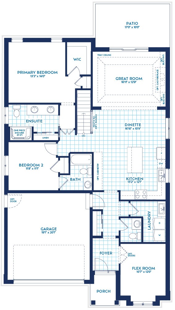 Huron by Lucchetta Homes floor plan