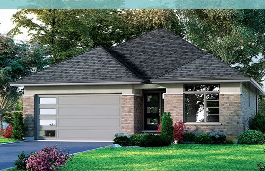Muskoka floor plan at WaterCrest at Hunters Pointe by Lucchetta Homes in Welland, ON